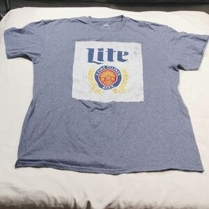 Miller Lite men's t shirt size large
